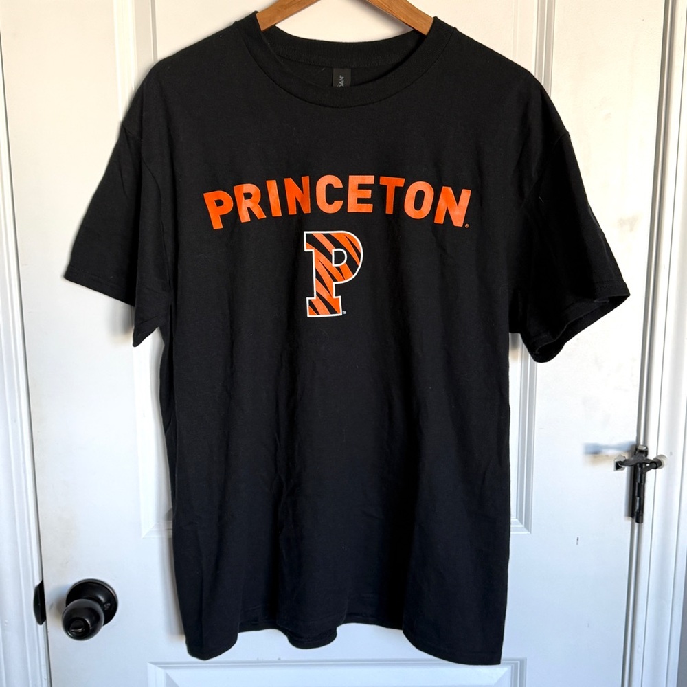 Princeton T-Shirt Sports University Black Size L